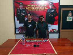 TIM opsnal Polres Bima Kota  Tangkap Pelaku Tindak Pidana Narkotika