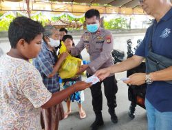 Hari Waisak, Masyarakat Sekitar Vihara Dhamma Susena Dibagikan Paket Sembako