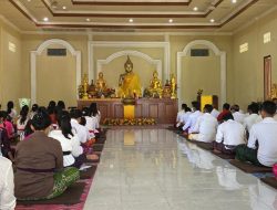 Pelaksanaan Ibadah Waisak di Desa Mareje Berjalan Aman dan Lancar