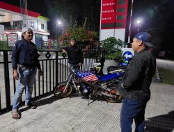 Polsek Wawo  Bubarkan Aksi Balap  Liar Di jalan Negara Wawo