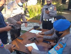 Polsek Sandubaya Lakukan Pemeriksaan Personil Pemegang Senpi