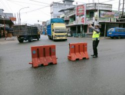Sat Lantas Polres Batubara Lakukan Pengaturan Lalu Lintas Pagi