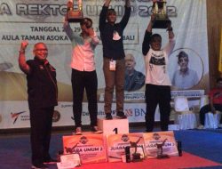 Atlet Binaan Polsek Sandubaya Raih Medali Kejurprov Piala Rektor UNHI Bali 2022