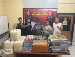 TIM Opsnal Polres Bima Gagalkan Penjualan & Pengedaran Miras Jenis Arak dan Tuak