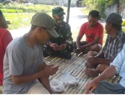 Babinsa Koramil Sikur Gelar Silaturahmi Pasca Idul Fitri