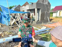 Dandim 1615/Lotim Tinjau Pembangunan 30 Unit Rumah TMMD di Ekas Buana