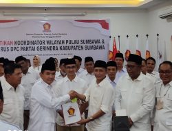 Sah!, Pimpin Gerindra Sumbawa, Ansori Target 7 Kursi di Pileg 2024
