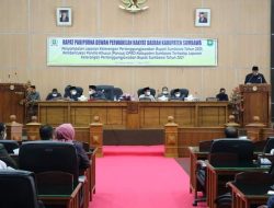 Bupati Sampaikan LKPJ 2021 di Paripurna Dewan