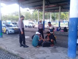 Antisipasi Aksi Premanisme Polsek Sandubaya Patroli Kamtibmas Di Terminal Mandalika