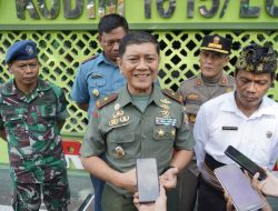 Danrem 162/WB Sampaikan Amanat Pangdam IX/Udayana Pada Penutupan TMMD 113 tahun 2022