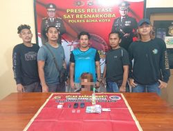 Satresnarkoba Polres Bima Tangkap Pelaku Tindak Pidana Narkotika