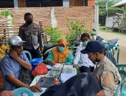 Ini yang Dilakukan polsek Seteluk Saat Tinjau Vaksinasi Masal
