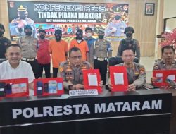 Tangkapan Terbesar Satresrakoba Polresta Mataram, 1kg Shabu Asal Aceh