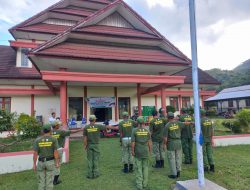 Polri Berikan Pembekalan Terhadap Linmas KSB , Hadapi Pemilu 2024