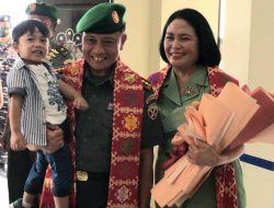 Tiba di Bandara Danrem 162/WB, Disambut Gendang Beleq Sinergitas TNI-POLRI