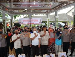 Hari Bhayangkara Ke 76 ‘Polres Batubara Salurkan Bantuan Paket Sembako