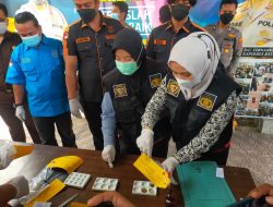 Satresnarkoba Polres Batubara Musnahkan Sabu 439 Gram