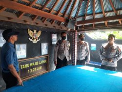 HUT Bhayangkara ke-76, Sat Binmas Polresta Mataram Cek Poskamling