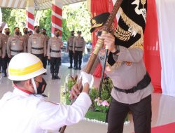 Kapolda NTB Pimpin Upacara Pencucian Pataka Pemuliaan Nilai Luhur Tribrata Satya Wiradharma