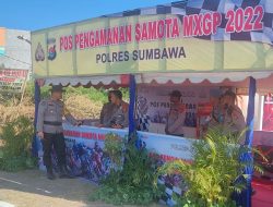 Polda NTB Gelar Apel Pembagian Pos Pengamanan MXGP Samota