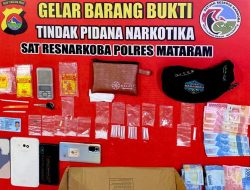Tim Opsnal Resnarkoba Polresta Mataram Tangkap Penjahat Narkoba