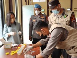 Polres Lotara Laksanakan Tes Urine Terhadap Anggota  Personil  Secara  Mendadak
