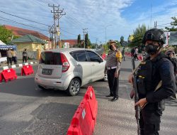 Satlantas Polres Sumbawa Atur Lalin Arus Balek MXGP Samota