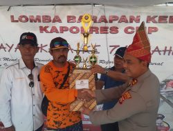 Peringati Hut Bhayangkara 76, Polres Sumbawa Barat Lomba Barapan Kerbau