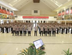 Kapolres Dampingi Kapolda Berikan Pembekalan pada Siswa Latja SPN Belanting