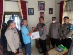 Kapolsek Gunungsari Kunjungi  Purnawirawan Dan Warakawuri Polri