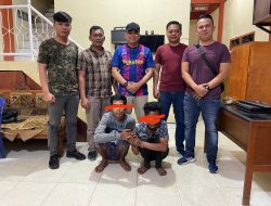 Kapolsek Lima Puluh AKP Rusdi Pimpin Penangkapan Dua Orang Pencuri HP