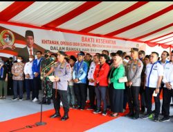 Gelar Bakti Kesehatan di Titik 0 IKN, Kapolri Gelorakan Visi Indonesia Emas 2045