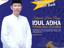 Zohran “Orek” Mengucapkan Selamat Hari Raya Idul Adha 1443 H/10 Juli 2024