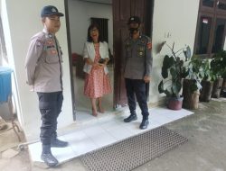 Polsek Maluk Lakukan Pengamanan Ibadah jemaat Nasrani dan Katolik