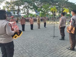 Polresta Mataram Gelar Apel Kasposkamling Dan Satpam Tahun 2022