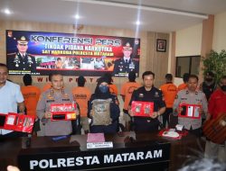 Tim Opsnal Resnarkoba Polresta Mataram Gagalkan Pengiriman Ganja