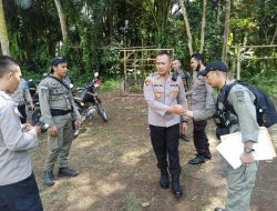 Polsek Gunungsari Dampingi Pelatihan  Brimob Jungle Warfare