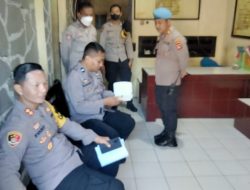 Wakapolresta Mataram Didampingi Kasi Propam Cek Kualitas Makan Tahanan