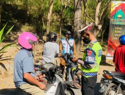 Sat Lantas Polres Bima Kota Tegur 180 Pengendara Saat Operasi Rinjani 2022