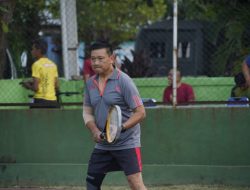 Danrem Gelar Olahraga Tenis Lapangan Bersama Pejabat Utama Korem 162/WB dan Jajarannya