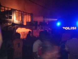 Polres Bima Evakuasi Kebakaran di Tente