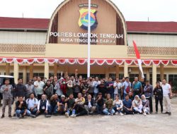 Tingkatkan Sinergitas, Kapolres Loteng  Silaturahmi Dengan Media
