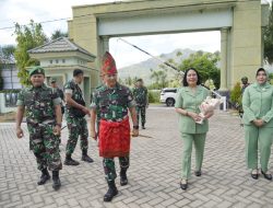 Danrem 162/WB Kunker Ke Kodim 1628/SB, Minta Anggota Jaga Nama Satuan dan Selalu Bersyukur
