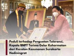 Kepala BNPT Peroleh Gelar Kehormatan dari Karaton Surakarta