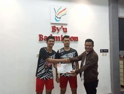 Indra Jaya Usman Gelar Turnamen Bulutangkis Perang Bintang IJU Cup di Gedung Gor BY’U Badminton 
