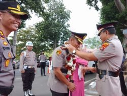 Upacara Farewel Pisah Sambut Kapolresta Mataram