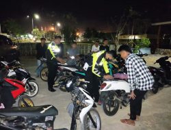 Polisi Amankan Kendaraan Bermotor Saat Aksi  Balap Liar