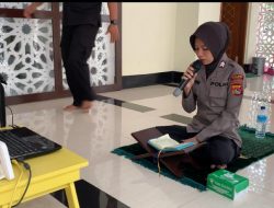 Briptu Rohmi Wakil  Polda NTB Lomba MTQ Tingkat Mabes