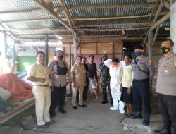 Satgas Ops Aman Nusa II Lakukan Binluh Pemberian Vitamin Hewan Ternak