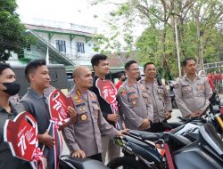 Polresta Mataram  Serahkan BB Hasil Ungkap Kasus